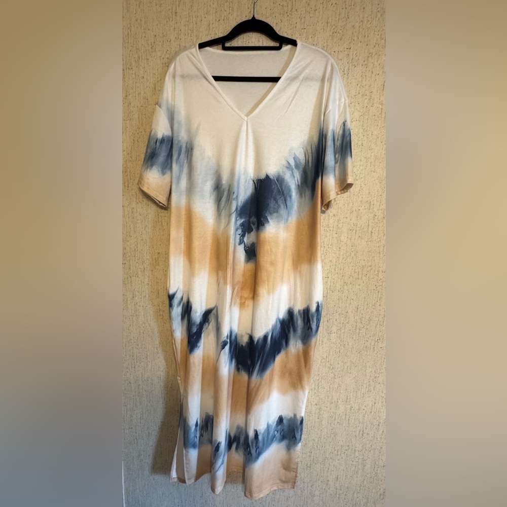 🎁 Maxi dress 2X beautiful tye dye